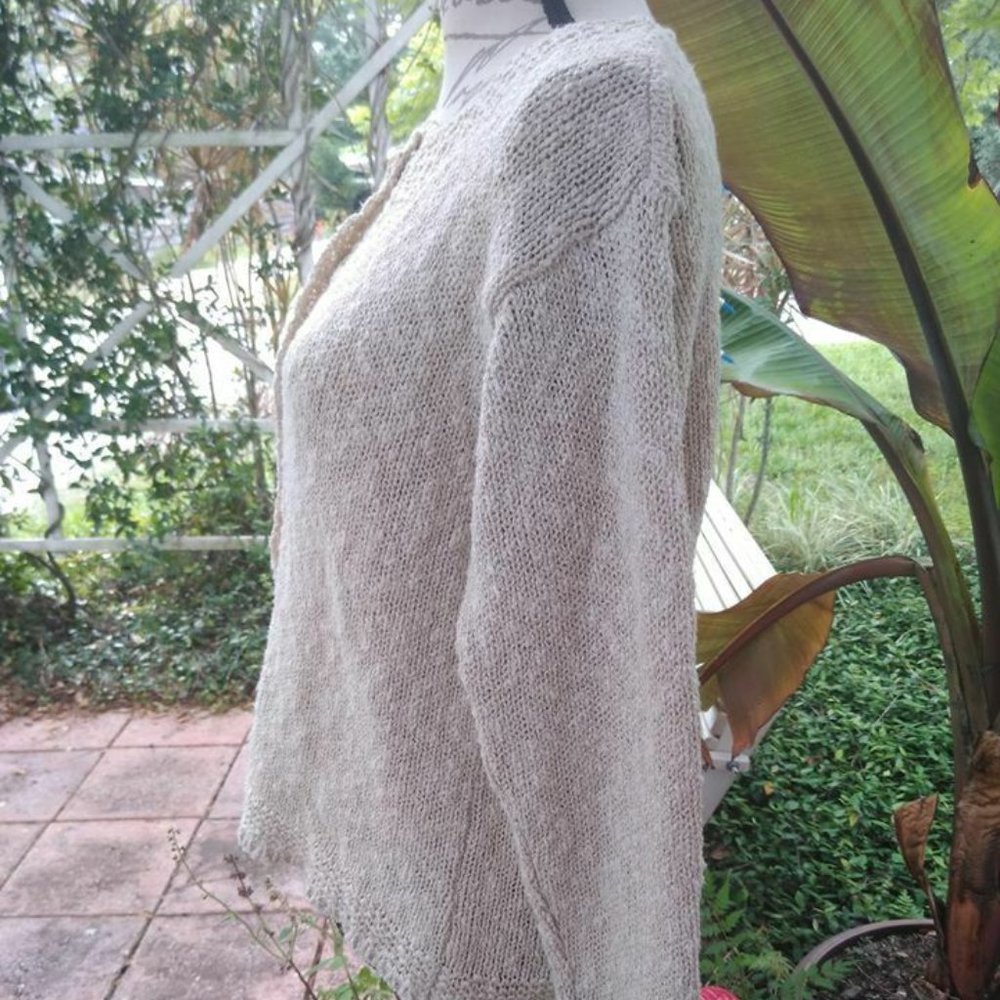 Blarney Woollen Mills Cable Knit Cardigan Sweater - Picture 4 of 6